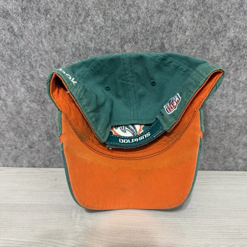 Vintage Reebok Miami Dolphins Youth Green Adjustable‎ Hat Cap NFL